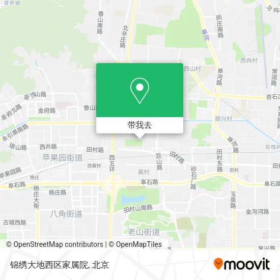 锦绣大地西区家属院地图