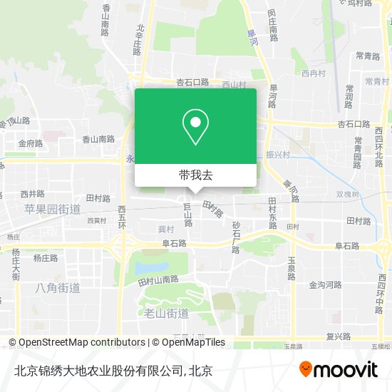 北京锦绣大地农业股份有限公司地图