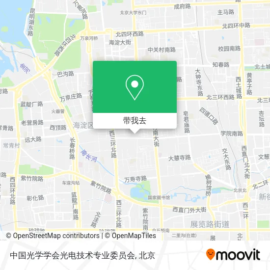 中国光学学会光电技术专业委员会地图