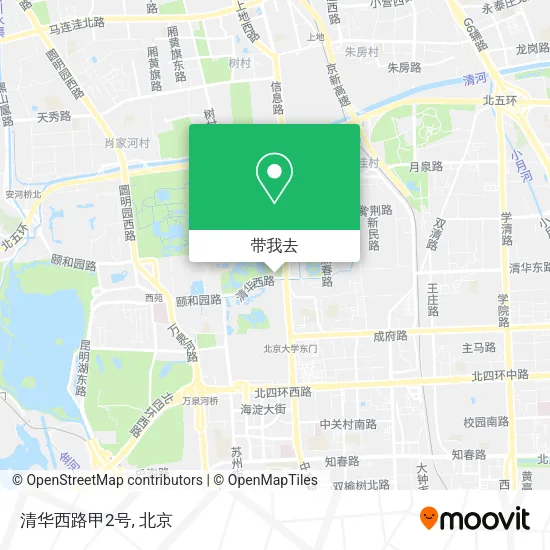 清华西路甲2号地图
