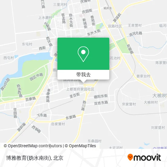 博雅教育(妫水南街)地图