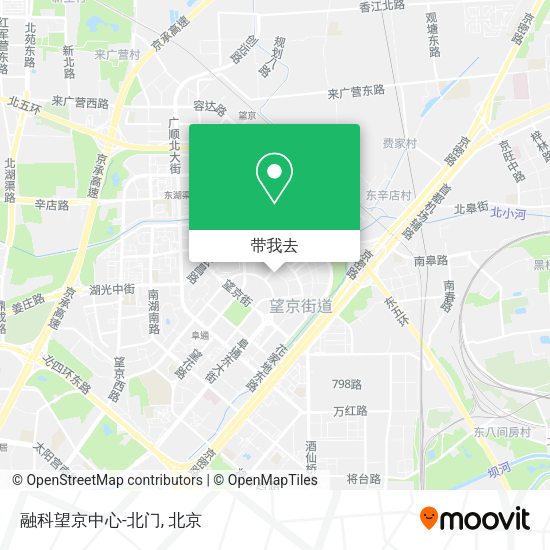 融科望京中心-北门地图