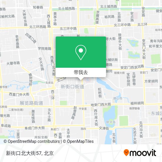新街口北大街57地图