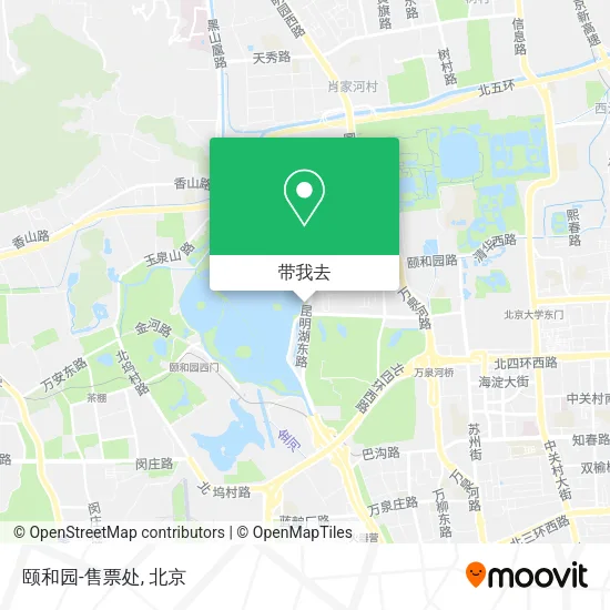 颐和园-售票处地图