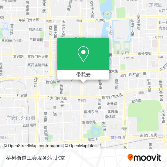 椿树街道工会服务站地图