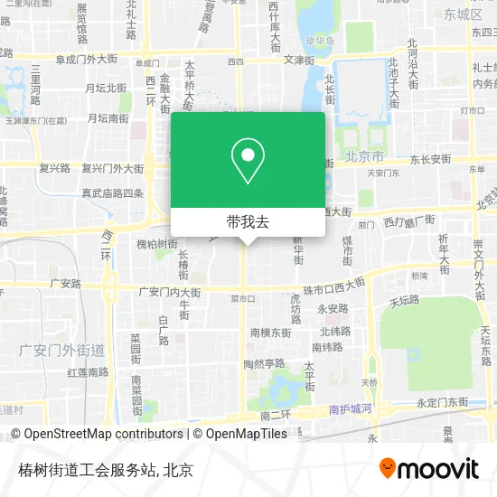 椿树街道工会服务站地图