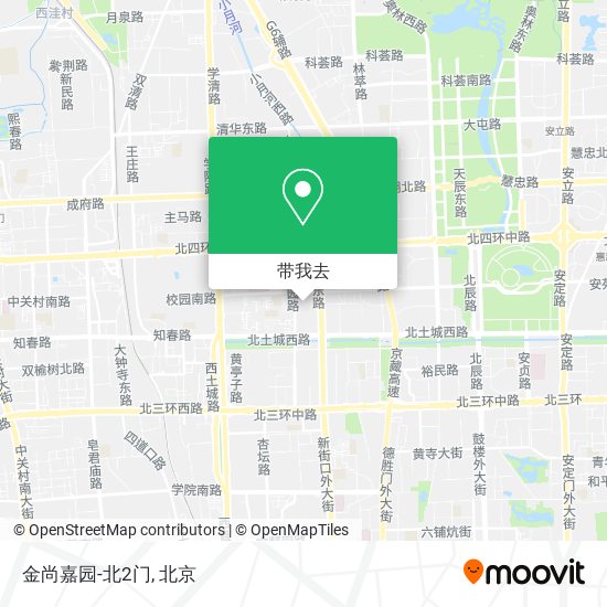 金尚嘉园-北2门地图