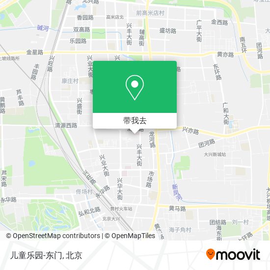 儿童乐园-东门地图
