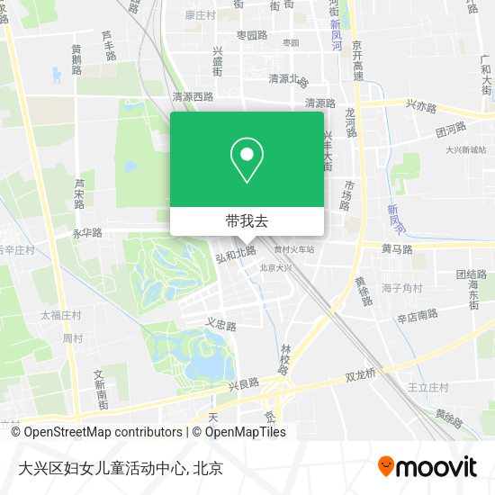 大兴区妇女儿童活动中心地图