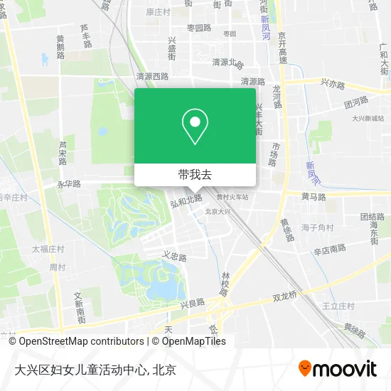 大兴区妇女儿童活动中心地图