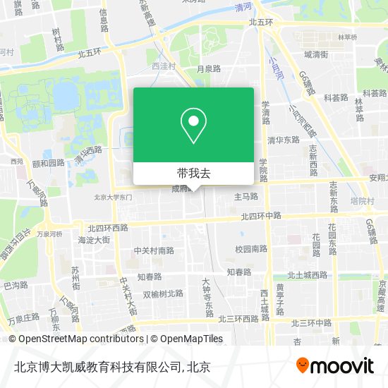 北京博大凯威教育科技有限公司地图