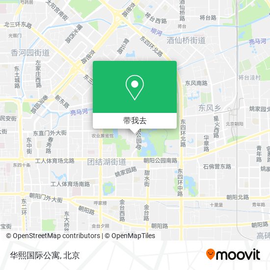 华熙国际公寓地图