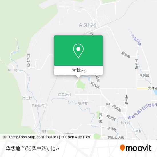 华熙地产(迎风中路)地图