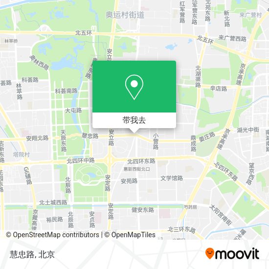 慧忠路地图