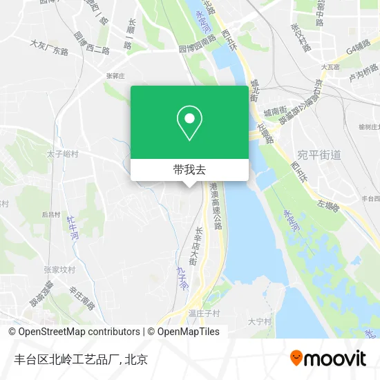 丰台区北岭工艺品厂地图