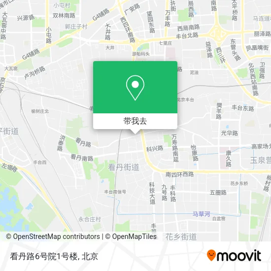 看丹路6号院1号楼地图