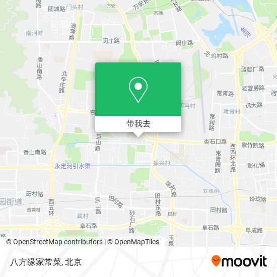 八方缘家常菜地图