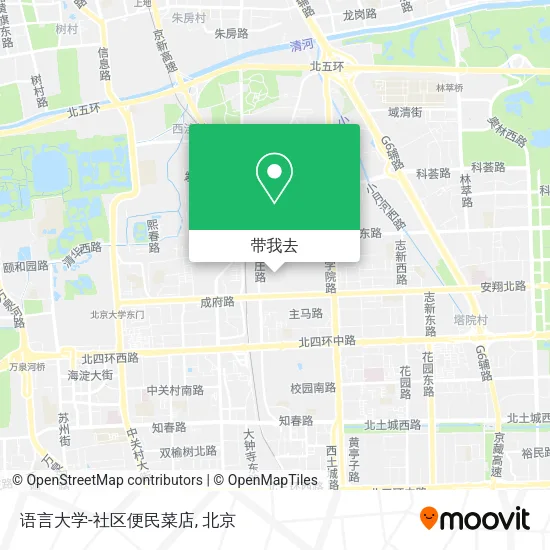 语言大学-社区便民菜店地图