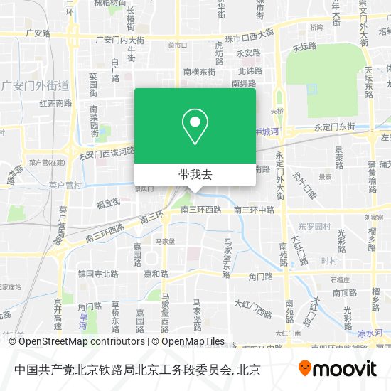 中国共产党北京铁路局北京工务段委员会地图