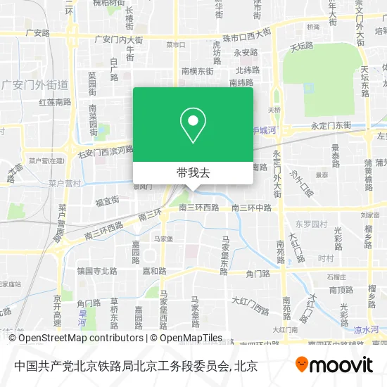 中国共产党北京铁路局北京工务段委员会地图