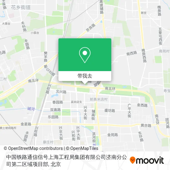 中国铁路通信信号上海工程局集团有限公司济南分公司第二区域项目部地图
