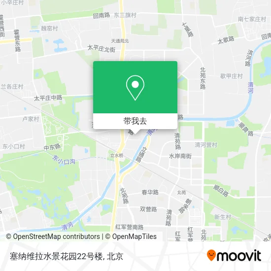 塞纳维拉水景花园22号楼地图
