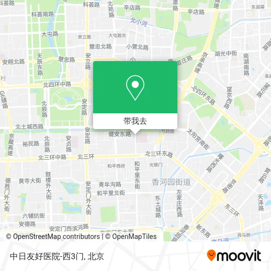 中日友好医院-西3门地图