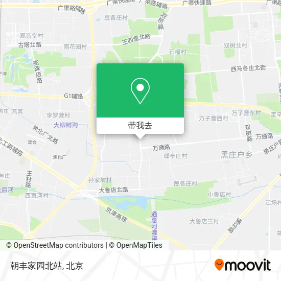 朝丰家园北站地图