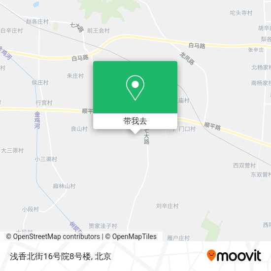 浅香北街16号院8号楼地图