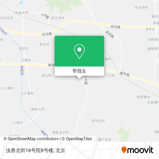 浅香北街16号院8号楼地图