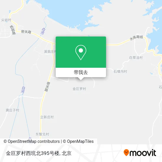 金叵罗村西坑北395号楼地图