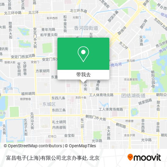 富昌电子(上海)有限公司北京办事处地图