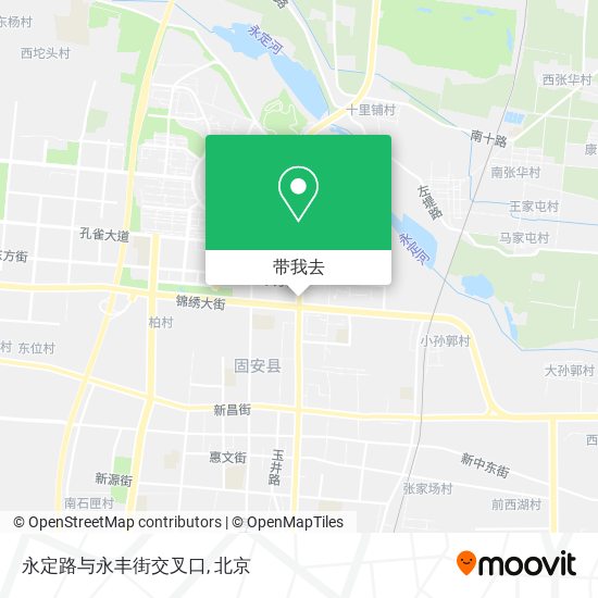 永定路与永丰街交叉口地图