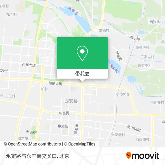 永定路与永丰街交叉口地图