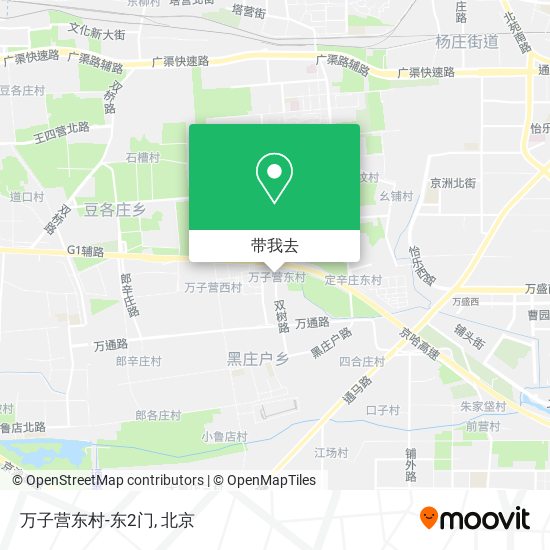 万子营东村-东2门地图