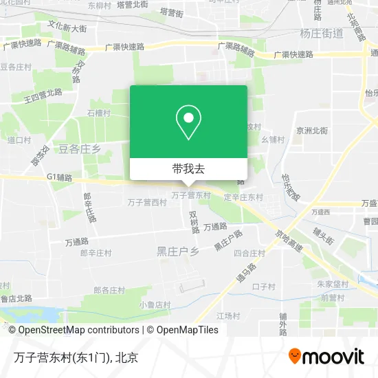 万子营东村(东1门)地图