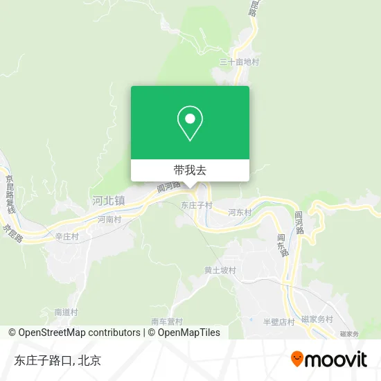 东庄子路口地图