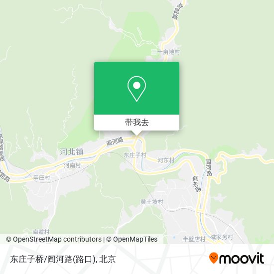 东庄子桥/阎河路(路口)地图