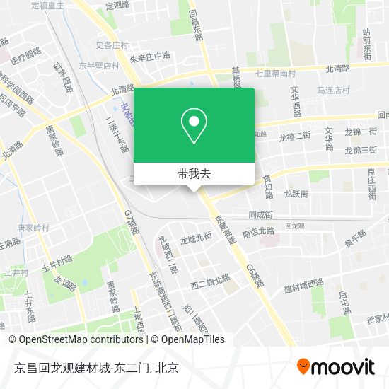京昌回龙观建材城-东二门地图