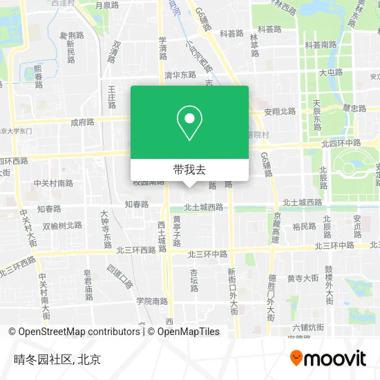 晴冬园社区地图