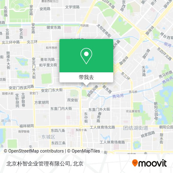 北京朴智企业管理有限公司地图