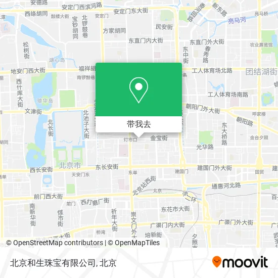 北京和生珠宝有限公司地图