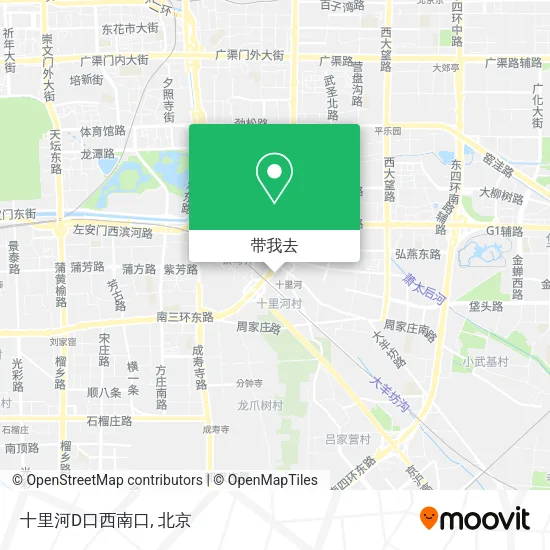 十里河D口西南口地图