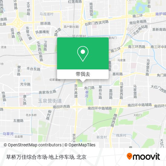 草桥万佳综合市场-地上停车场地图