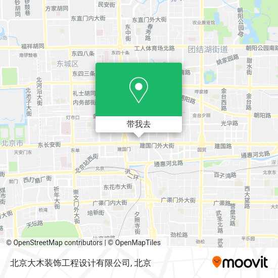 北京大木装饰工程设计有限公司地图