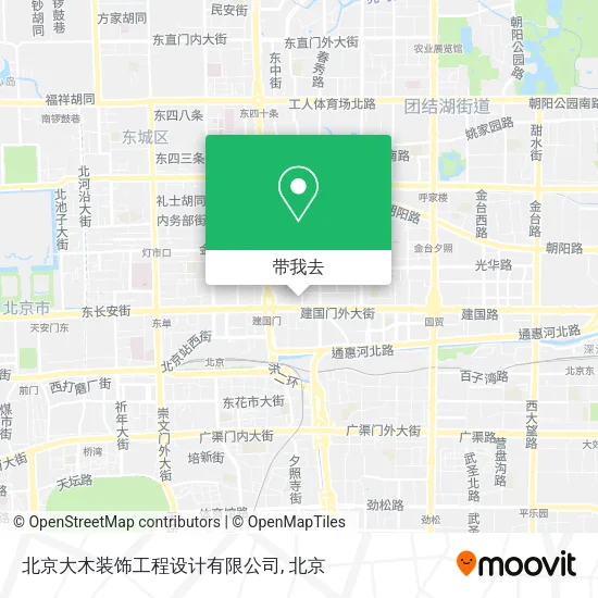 北京大木装饰工程设计有限公司地图
