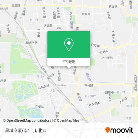 星城商厦(南1门)地图