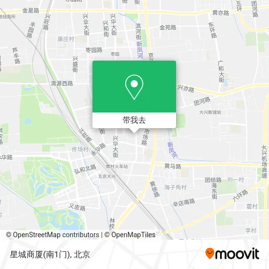 星城商厦(南1门)地图