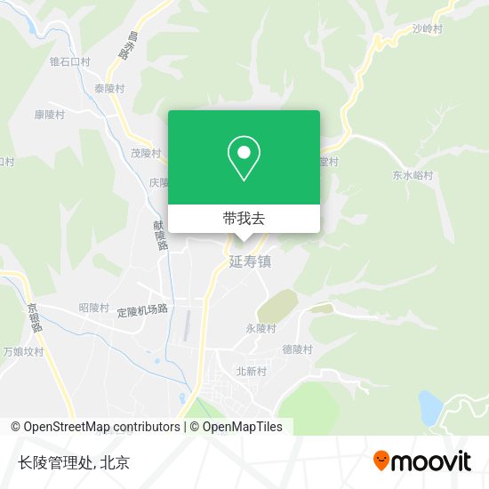 长陵管理处地图