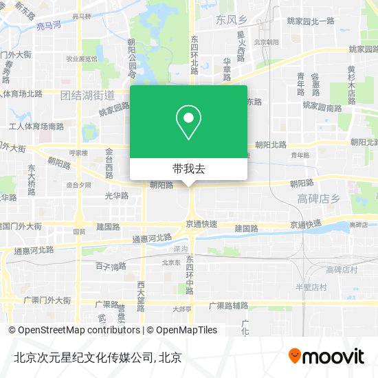 北京次元星纪文化传媒公司地图